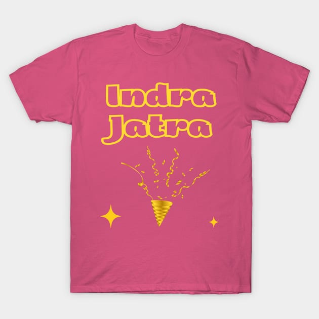 Indian Festivals - Indra Jatra T-Shirt by Bharat Parv